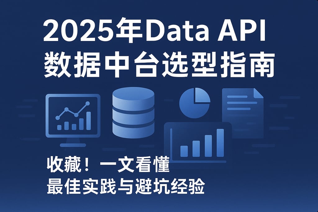 2025年data api数据中台选型指南，收藏！一文看懂最佳实践与避坑经验
